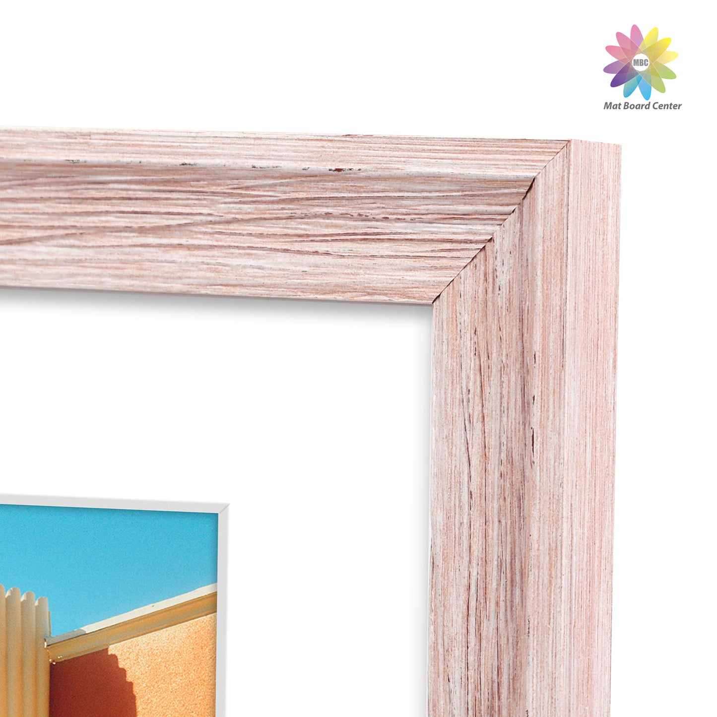 8x10 Picture Frame with White Mat and Plexiglass (10 Pcs Per Box)
