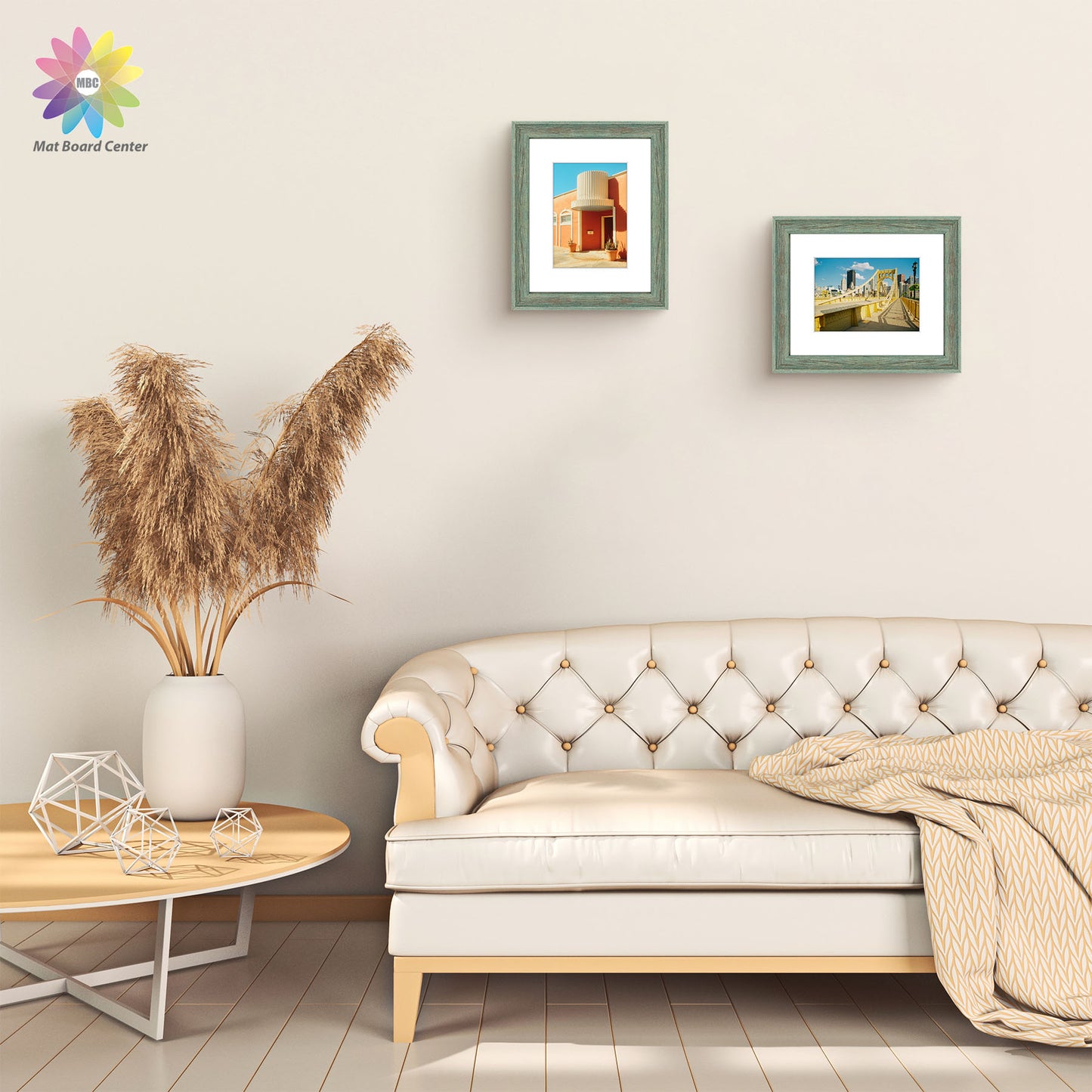 8x10 Picture Frame with White Mat and Plexiglass (10 Pcs Per Box)