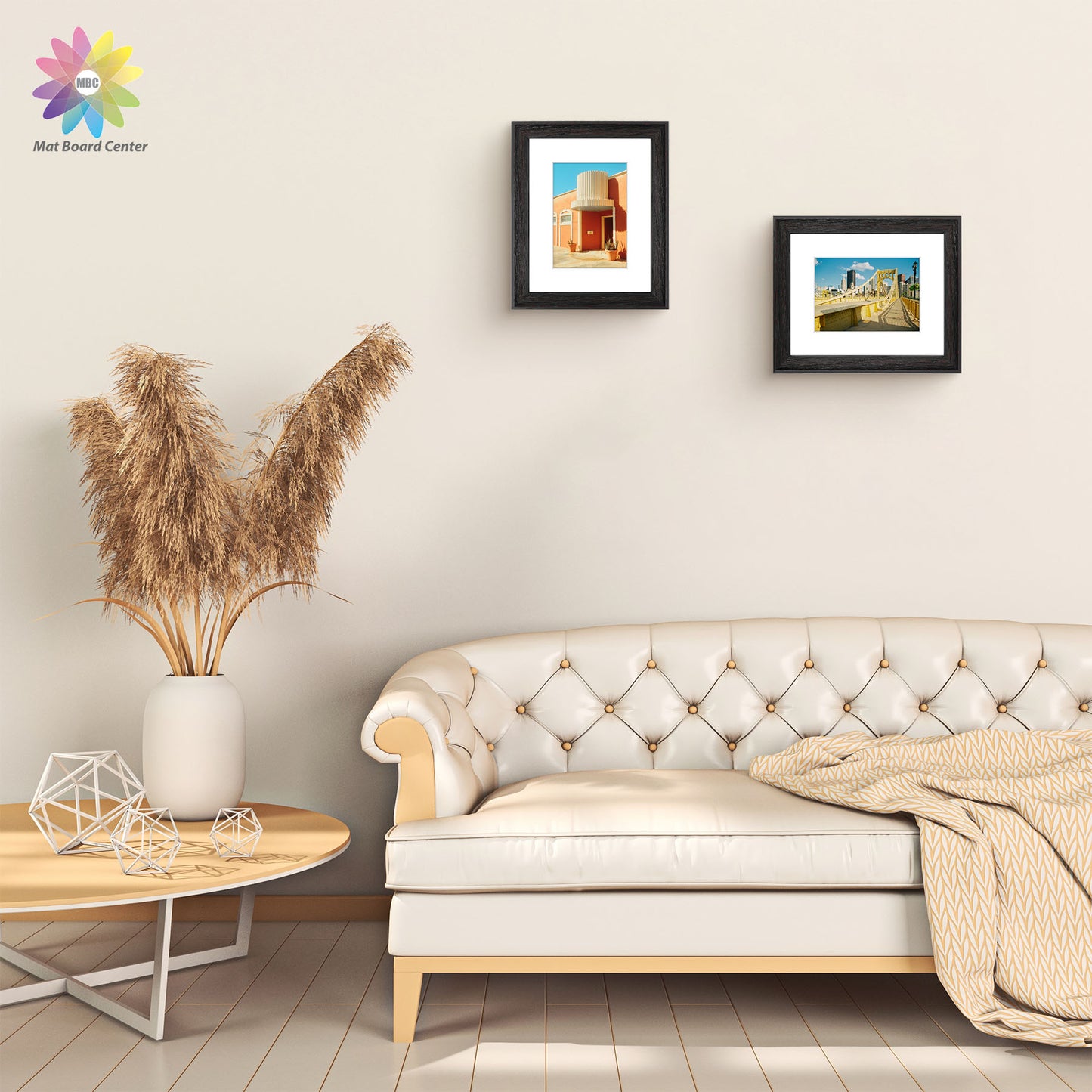 8x10 Picture Frame with White Mat and Plexiglass (10 Pcs Per Box)