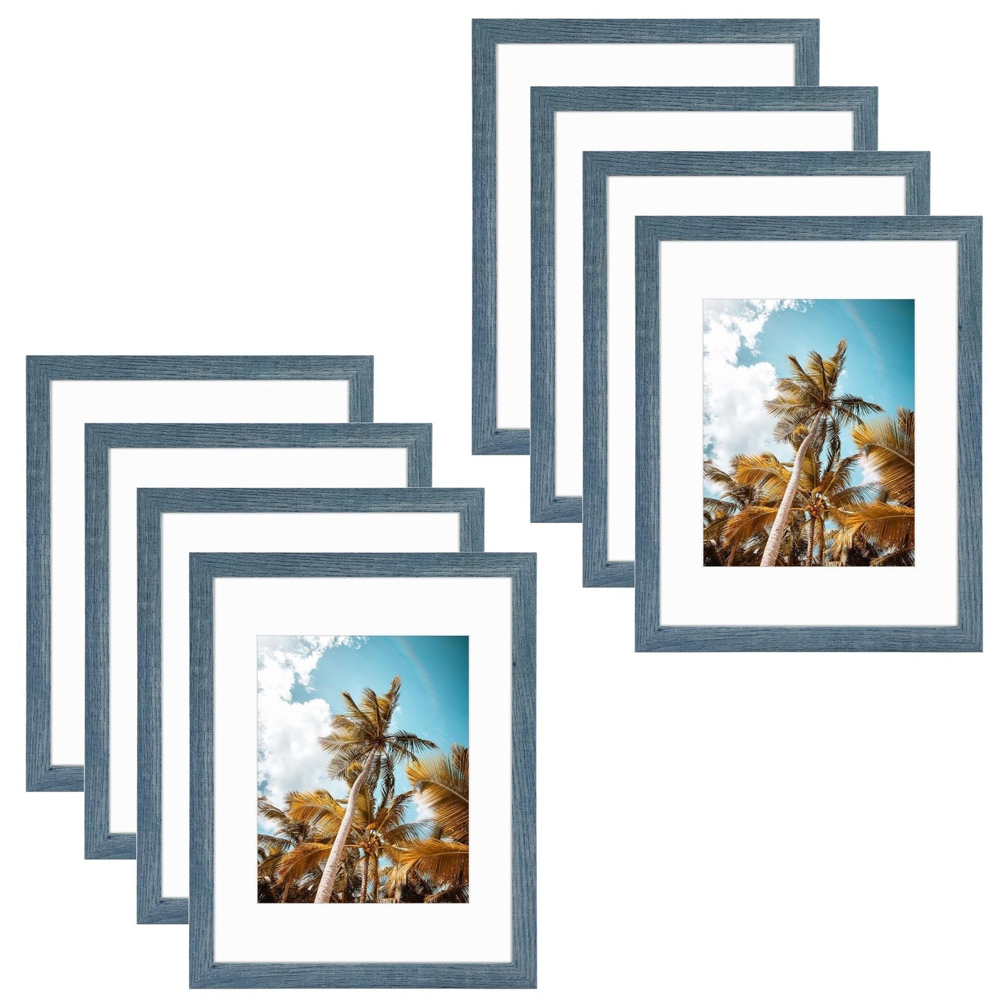 11x14 Picture Frame for 8x10 Photo (8 Pcs Per Box) Blue