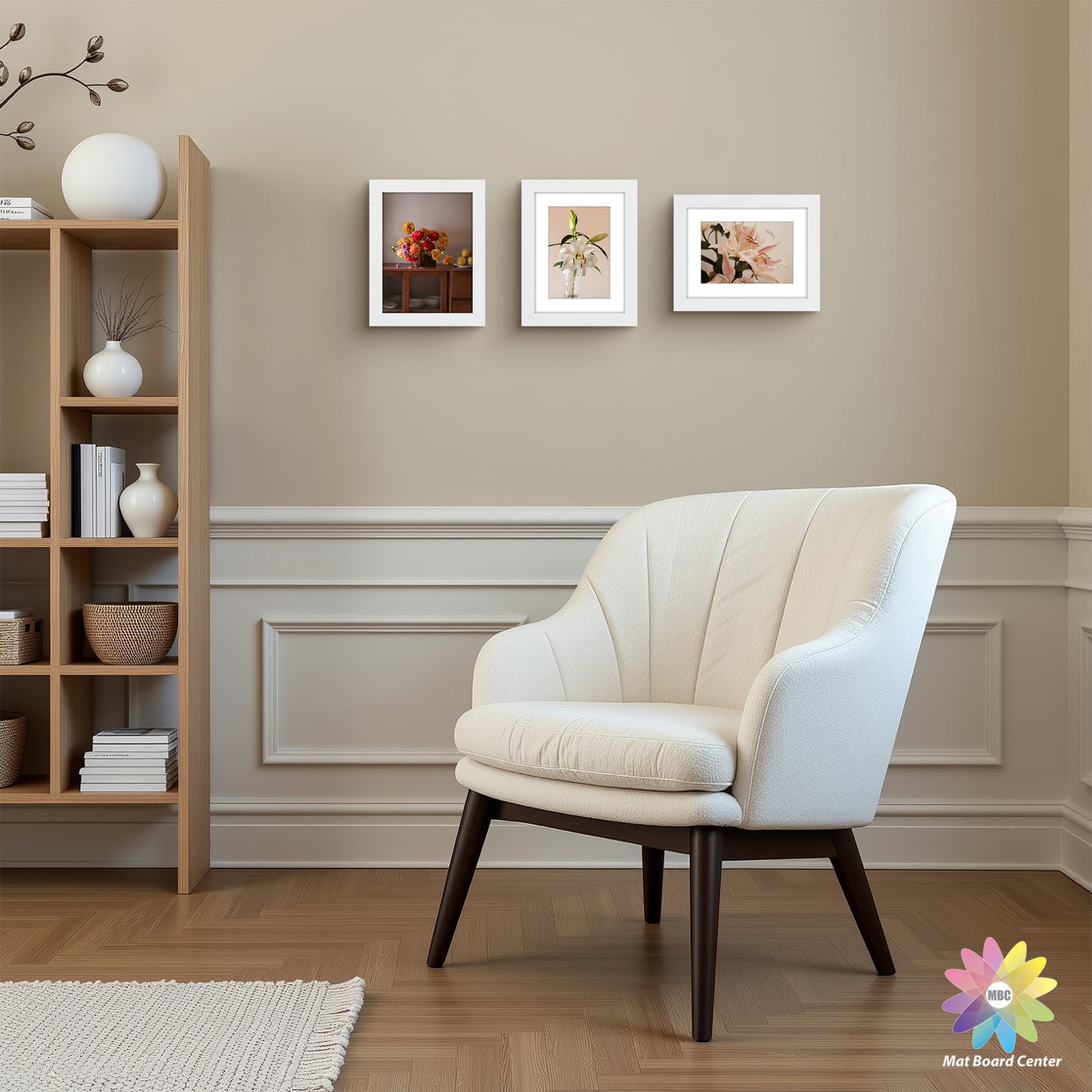 Clearance 6x8 Picture Frame for 4x6 Photo with White Mat and Plexiglass (36 Pcs Per Box)