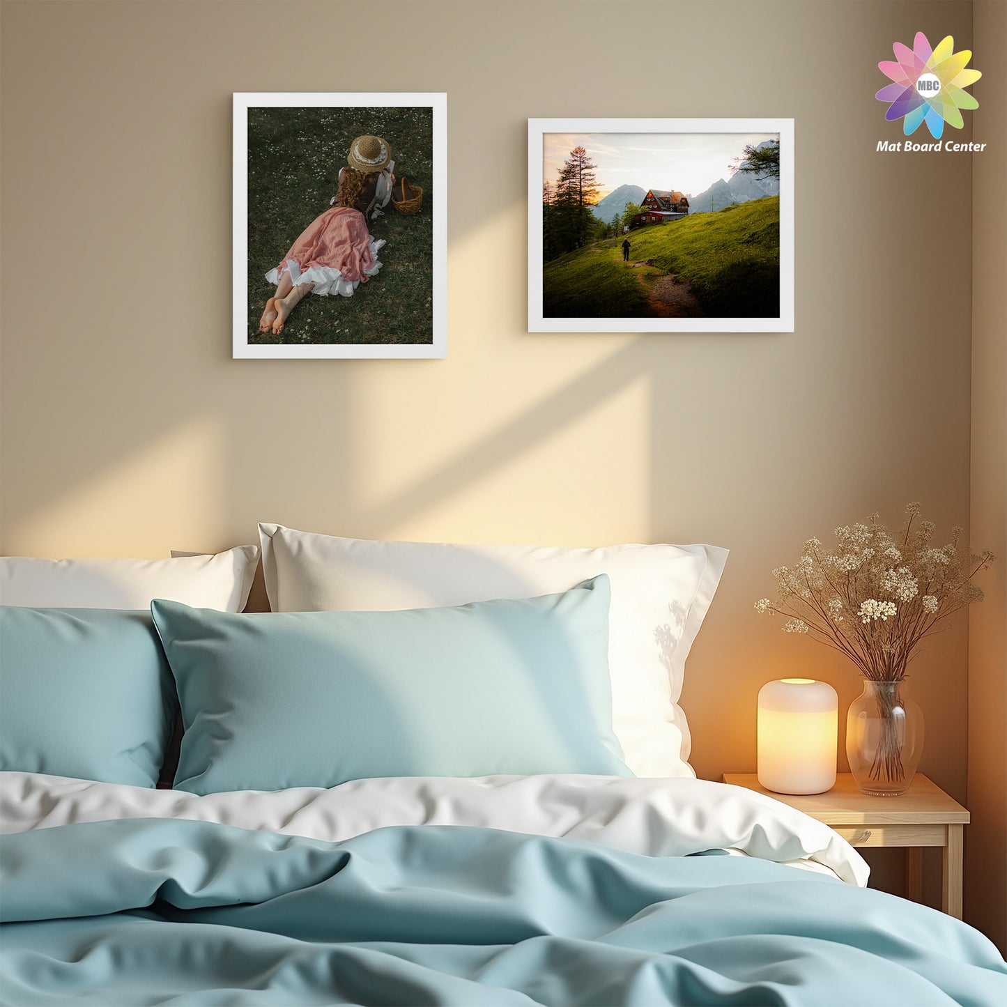 11x14 Picture Frame for 8x10 photo With White Mat (18 Pcs Per Box)