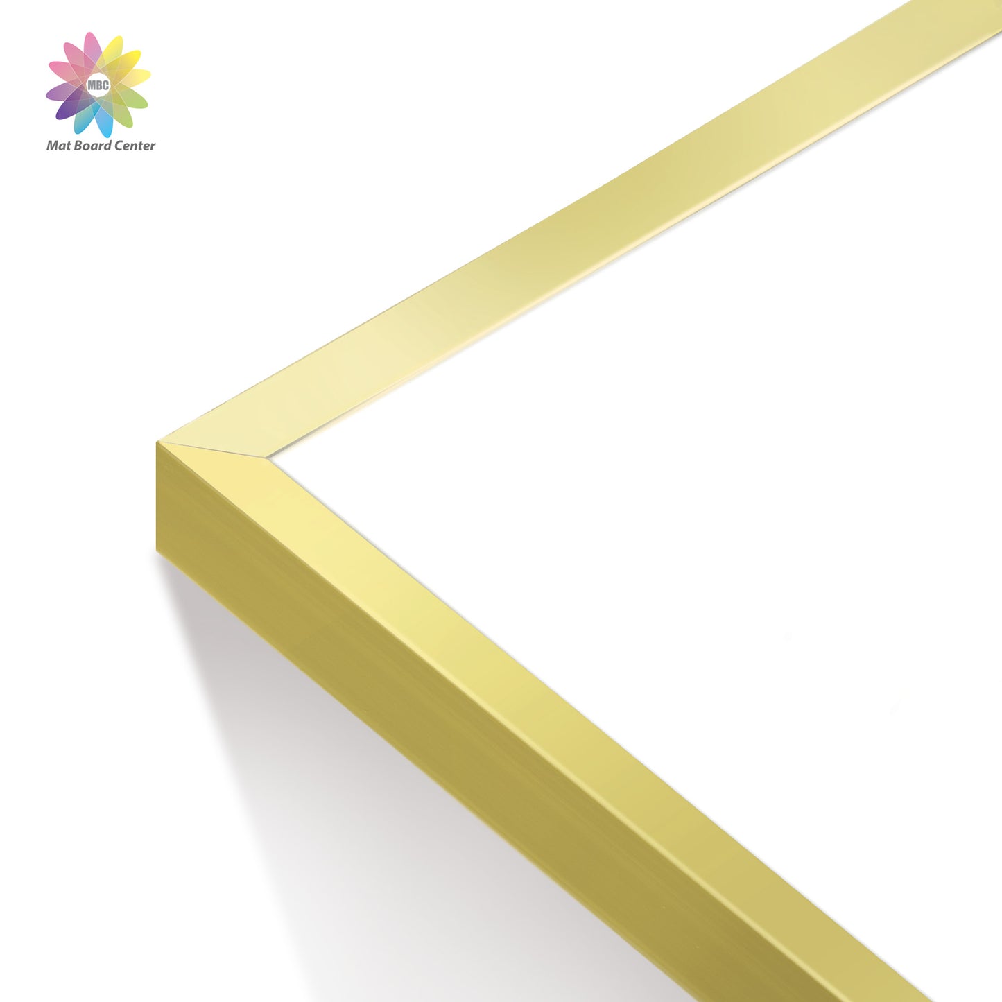 11x14 Picture Frame For 8x10 Photo With White Mat and Plexiglass Gold (12 Pcs per Box)