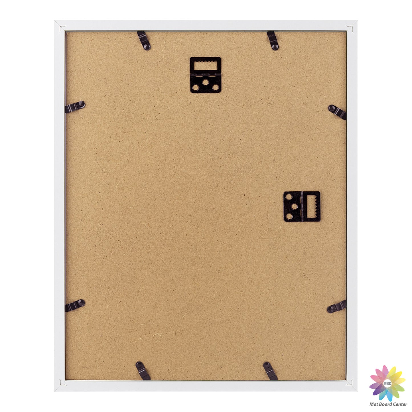 11x14 Picture Frame for 8x10 Photo with White Mat and Plexiglass (16 Pcs per Box)