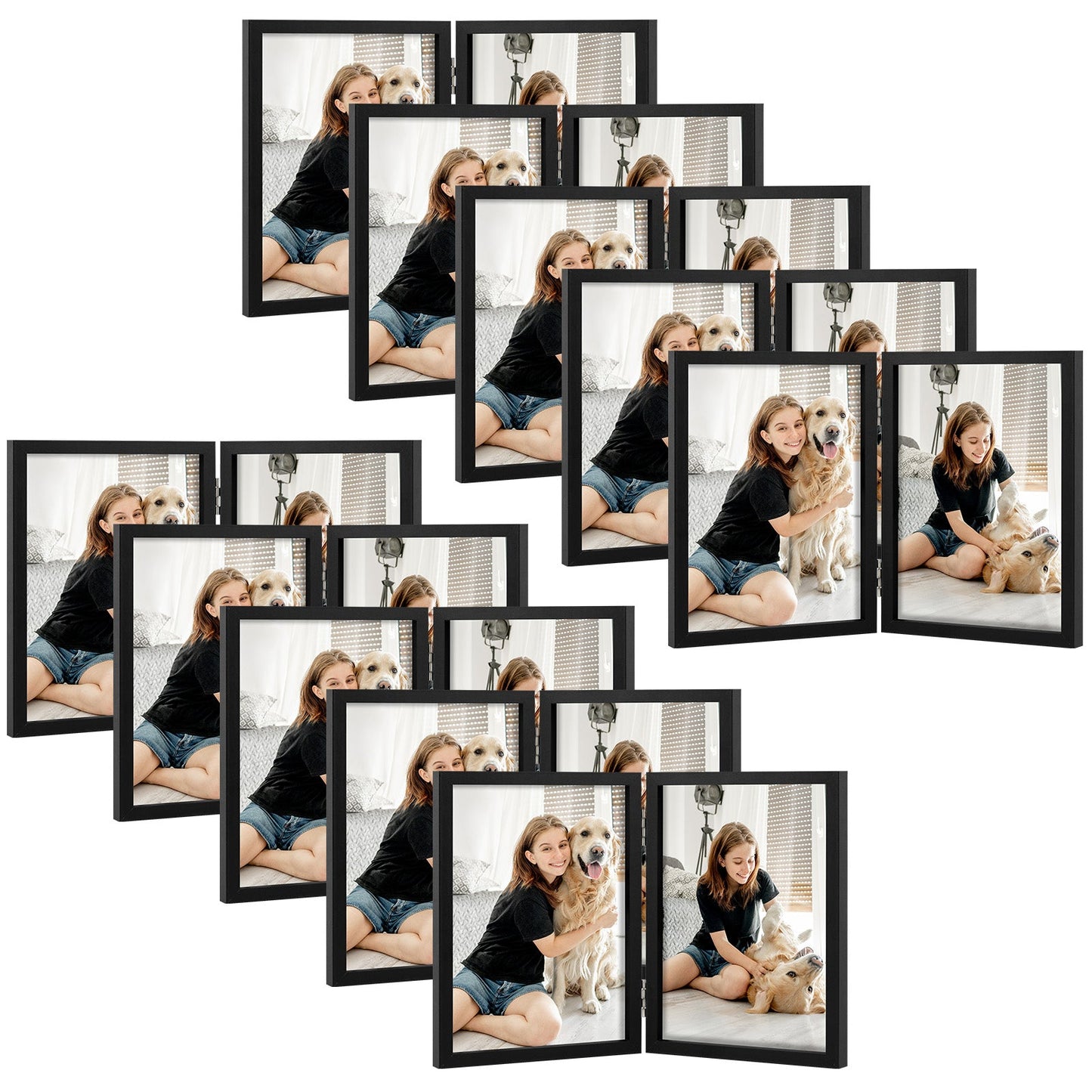 5x7 Three Picture Frame (8 Pcs Per Box)