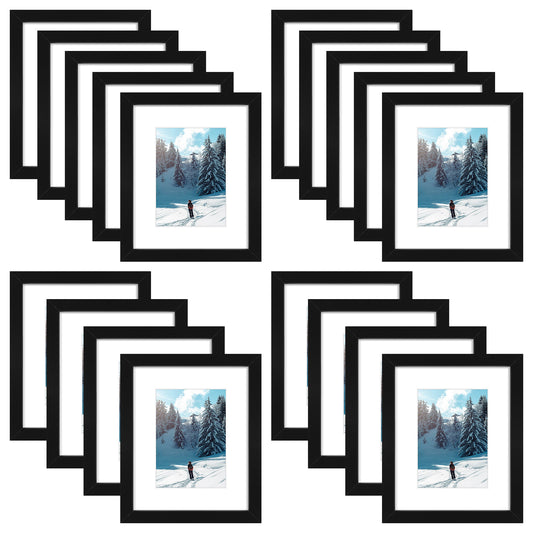 8x10 Black Picture Frame for 5x7 Photo (18 Pcs Per Box)
