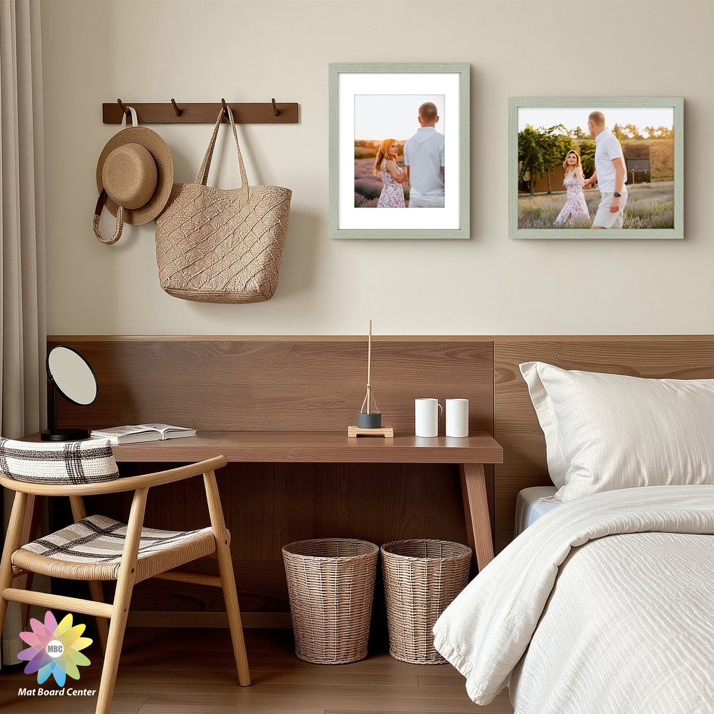 Clearance 11x14 Picture Frame for 8x10 Photo with White Mat and Plexiglass (18 Pcs Per Box)