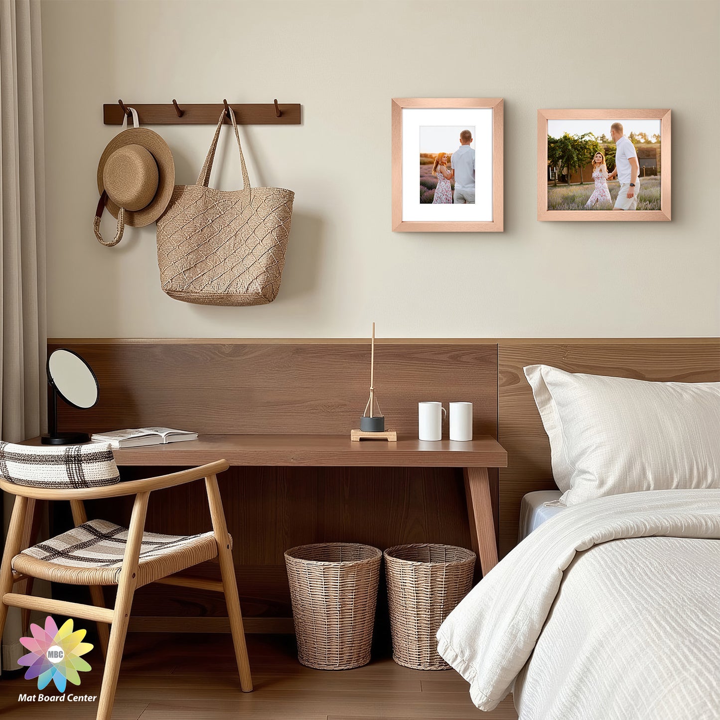 Clearance 8x10 Picture Frames for 5x7 Photo Rose Gold (18 Pcs Per Box)