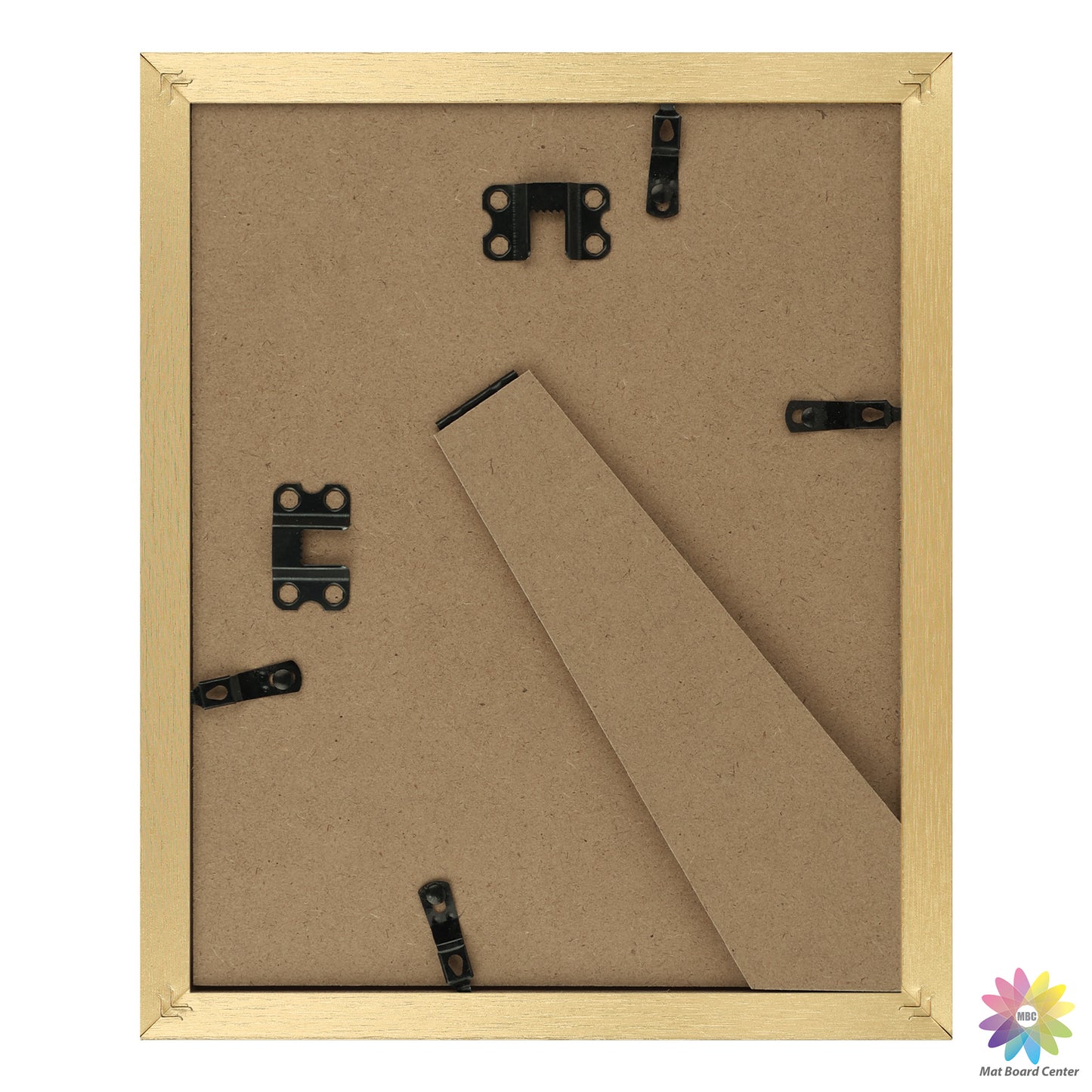 8x10 Picture Frame with White Mat for 5x7 Photo Gold(18 Pcs Per Box)