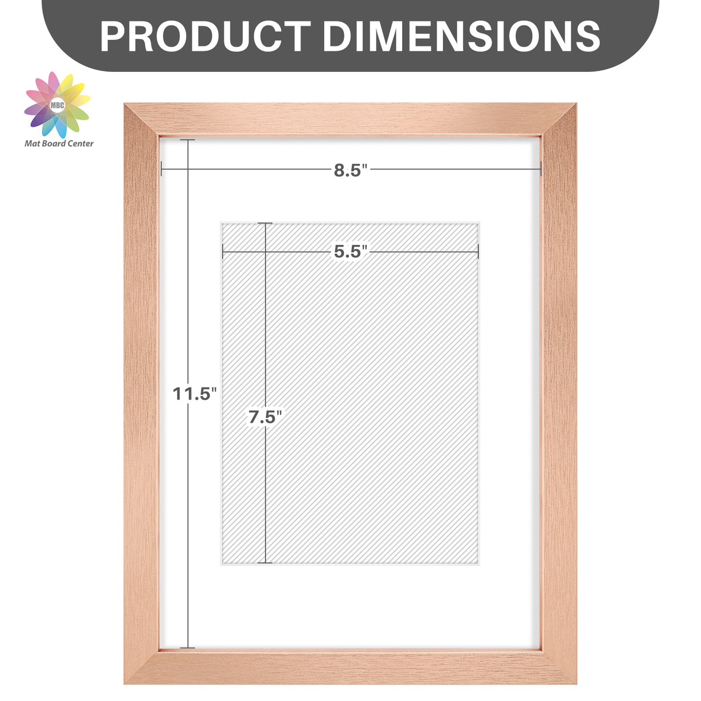 Clearance 9x12 Picture Frames for 6x8 Photo with White Mat (18 Pcs Per Box)
