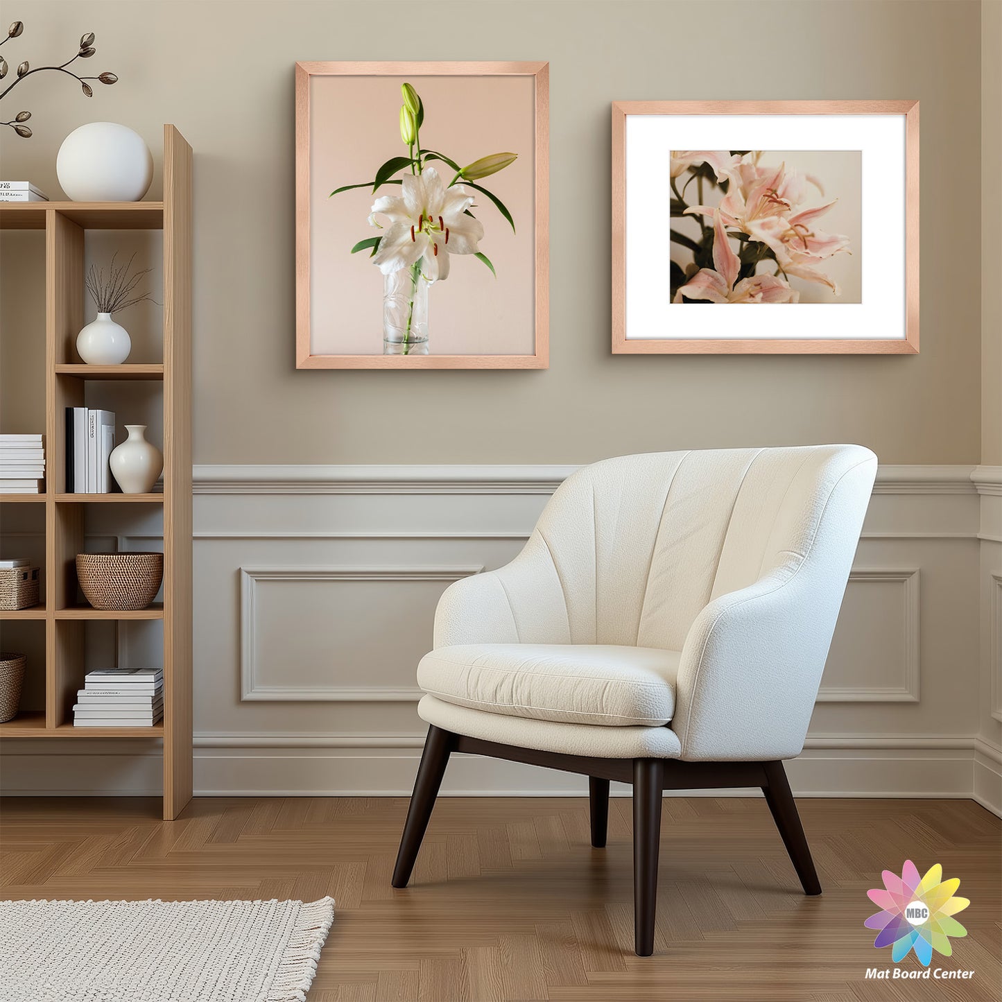 Clearance 16x20 Picture Frames with 11x14 Photo with White Mat and Plexiglass