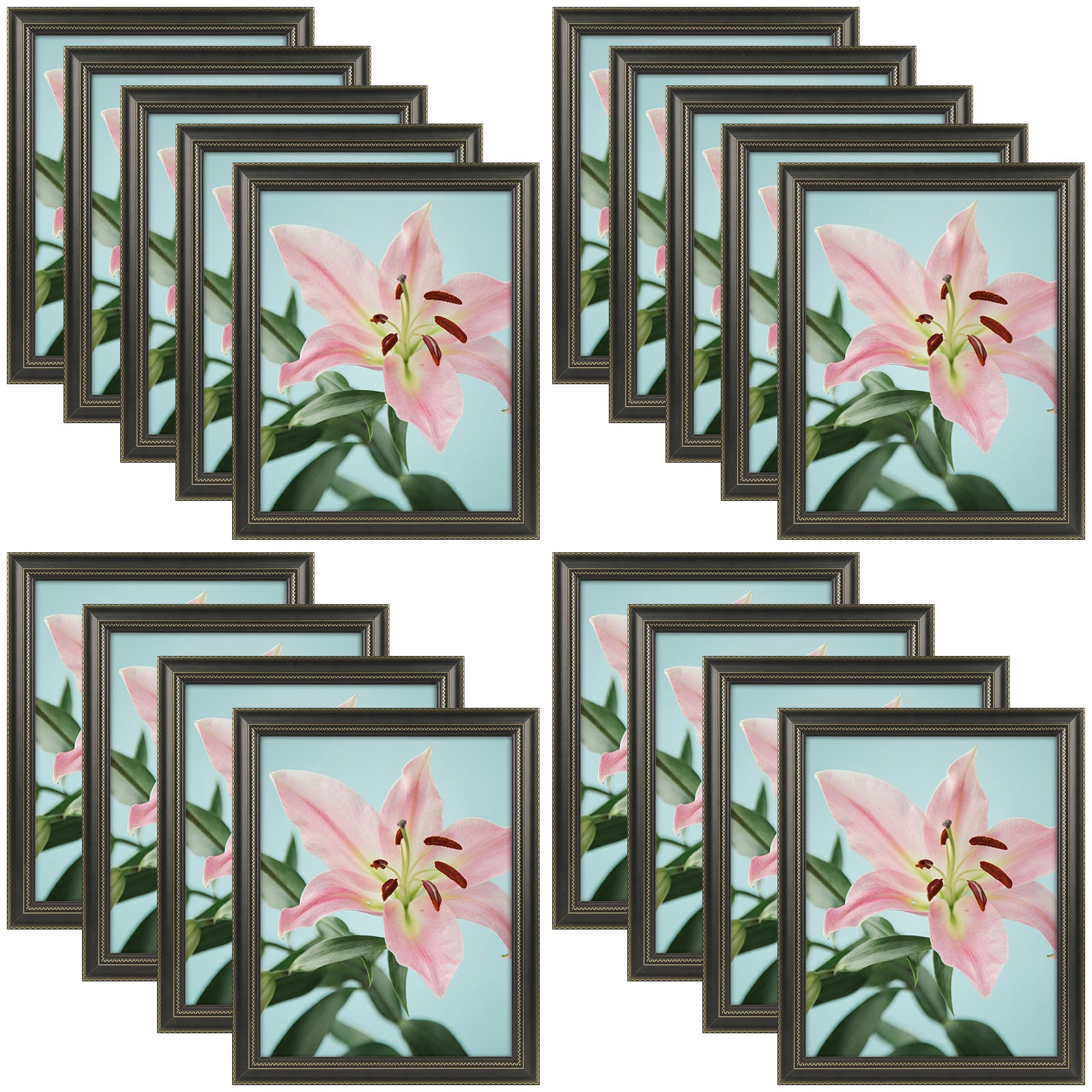 Clearance 11x14 Picture Frame with Plexiglass (18 Pcs Per Box) Black