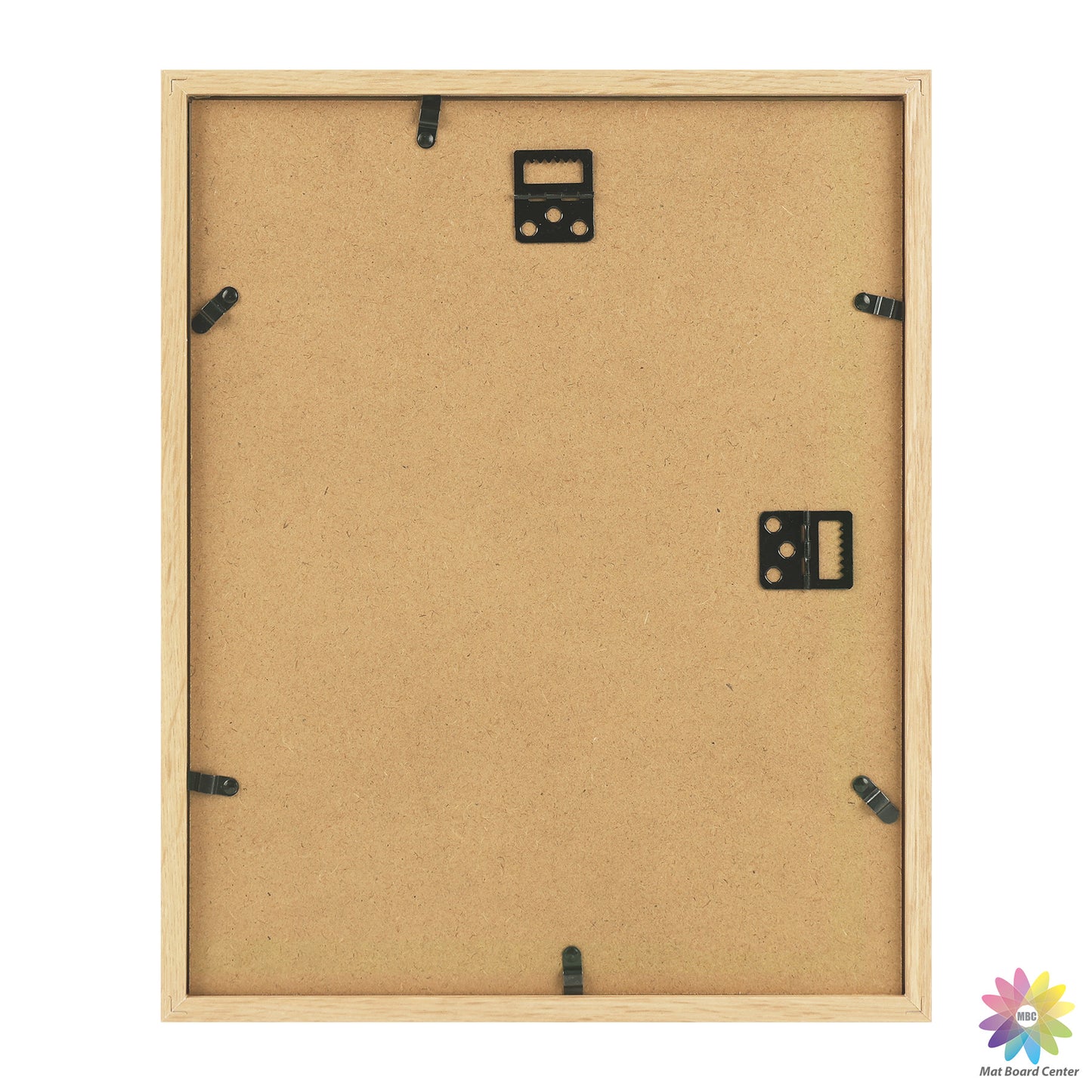11x14 Picture Frame For 8x10 Picture With White Mat and Plexiglass Beige (8 Pcs per Box)