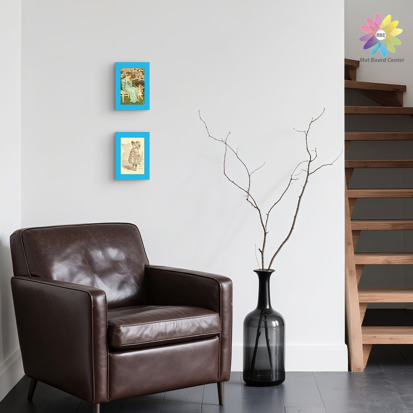 4x6 Picture Frame With Real Glass Blue (12 Pcs per Box)