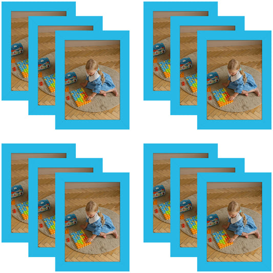 5x7 Picture Frame With Real Glass (12 Pcs per Box) Blue