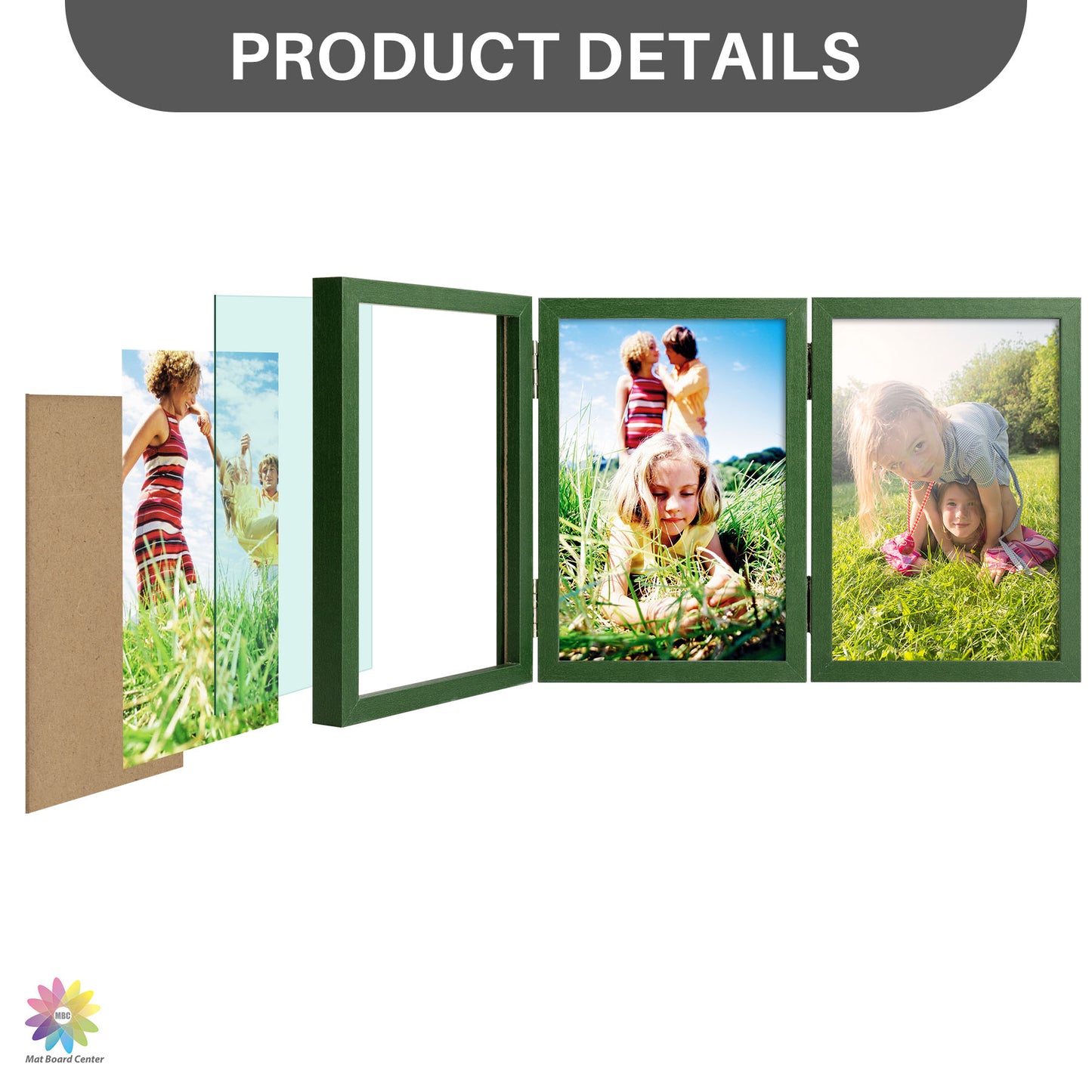 4x6 Three Picture Frame (8 Pcs Per Box)