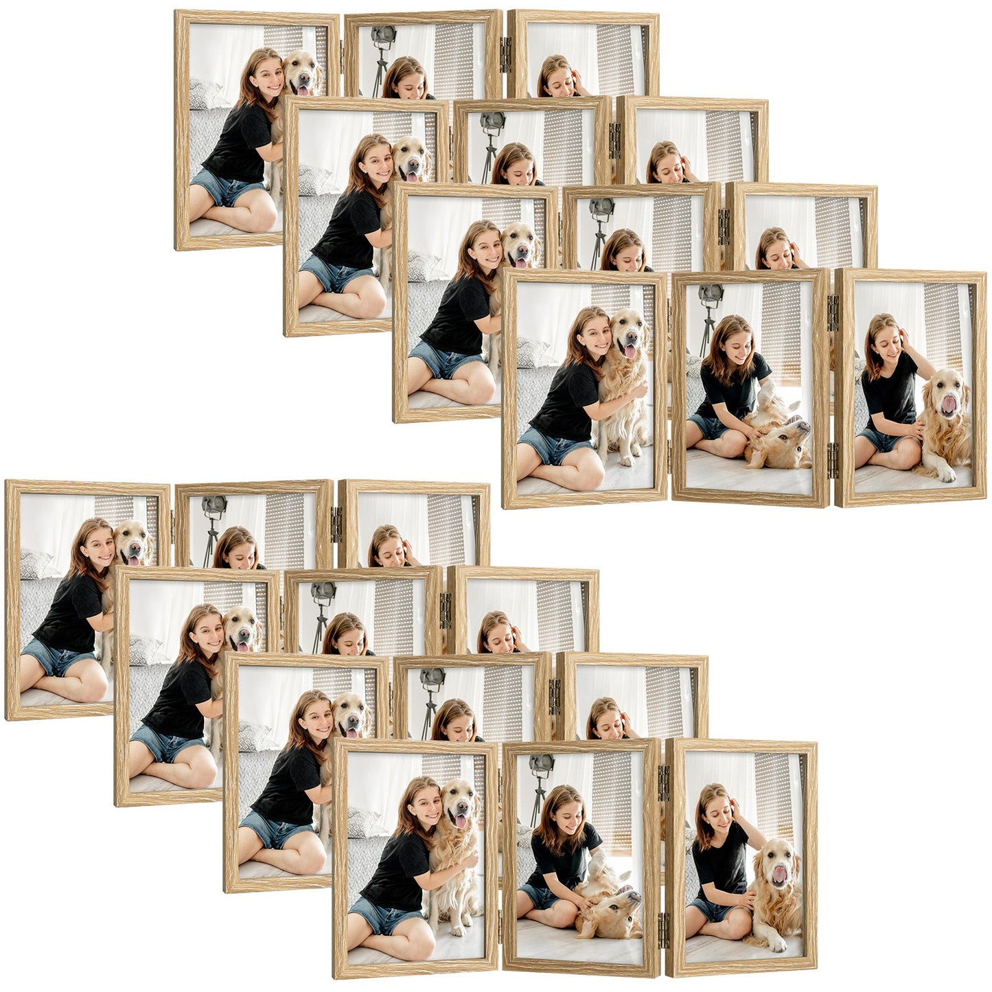 4x6 Double Picture Frame (10 Pcs Per Box)