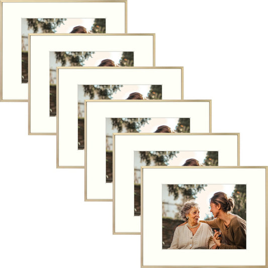 BOGO 16x20 Aluminum Frame for 11x14 Picture Gold (6 Pcs Per Box)