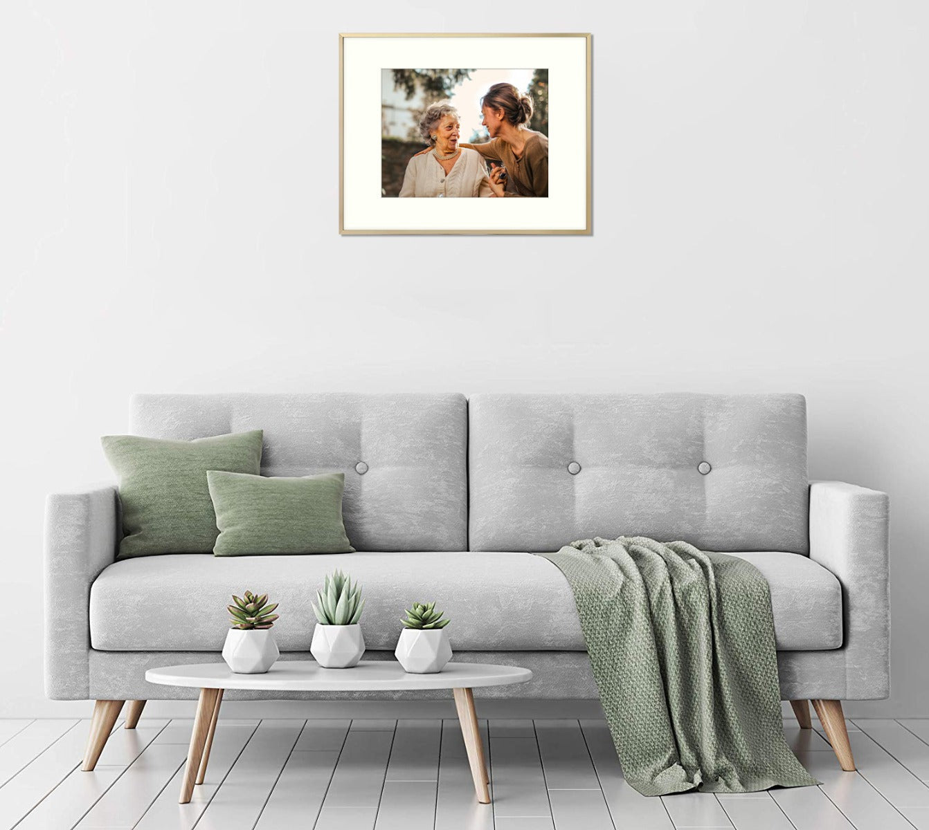 BOGO 16x20 Aluminum Frame for 11x14 Picture Gold (6 Pcs Per Box)